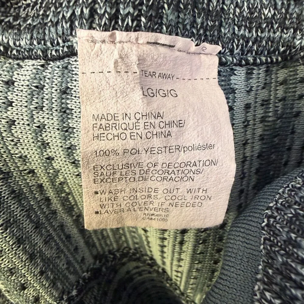 Under Armour Mens Tearaway Snap Button Jogger Pants Size L Gray Space Dye